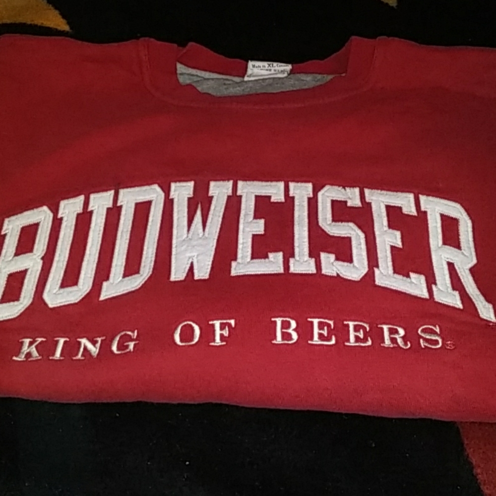 Camp David Budweiser Sweat Shirt Men's